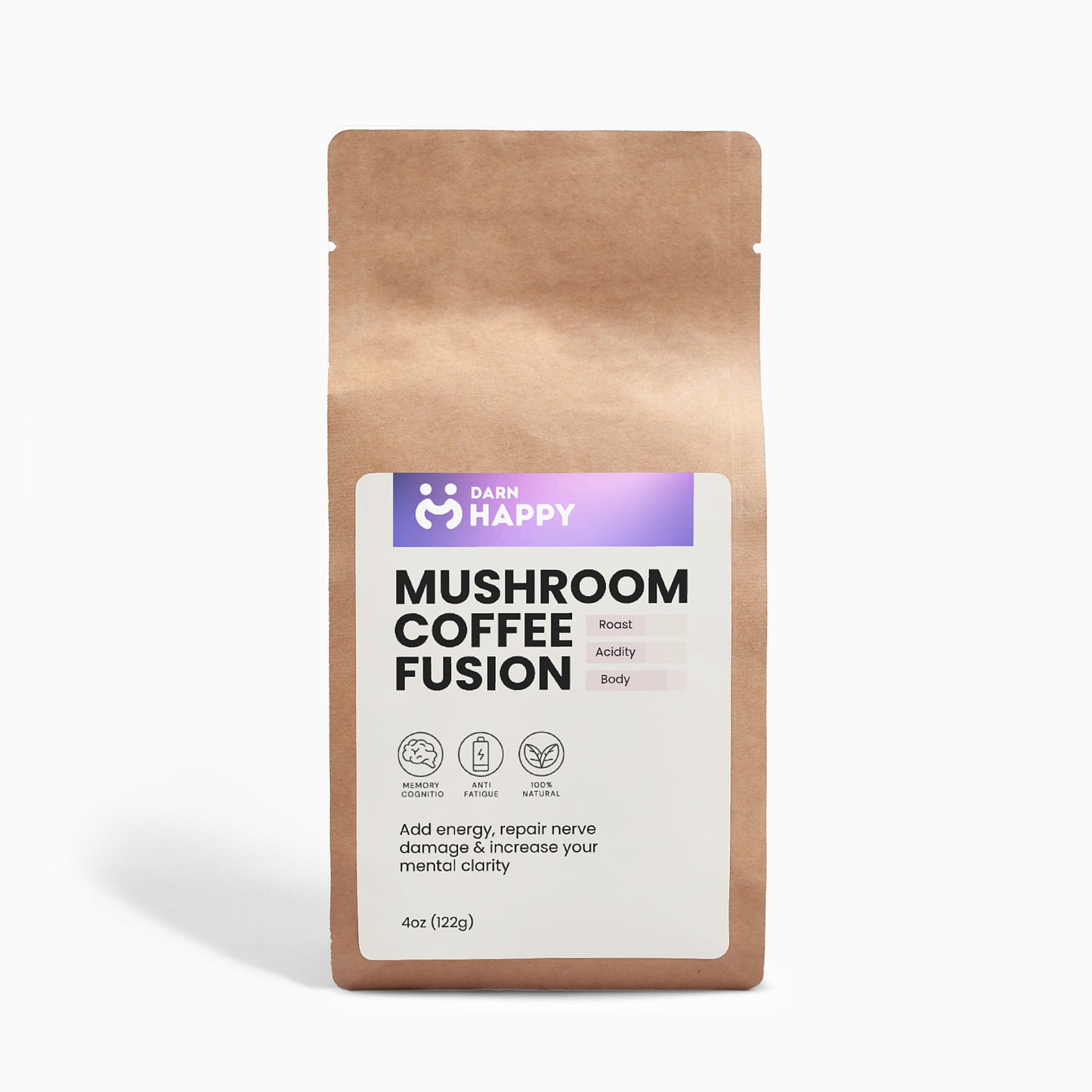 Mushroom Coffee Fusion - Lion’s Mane & Chaga 4oz