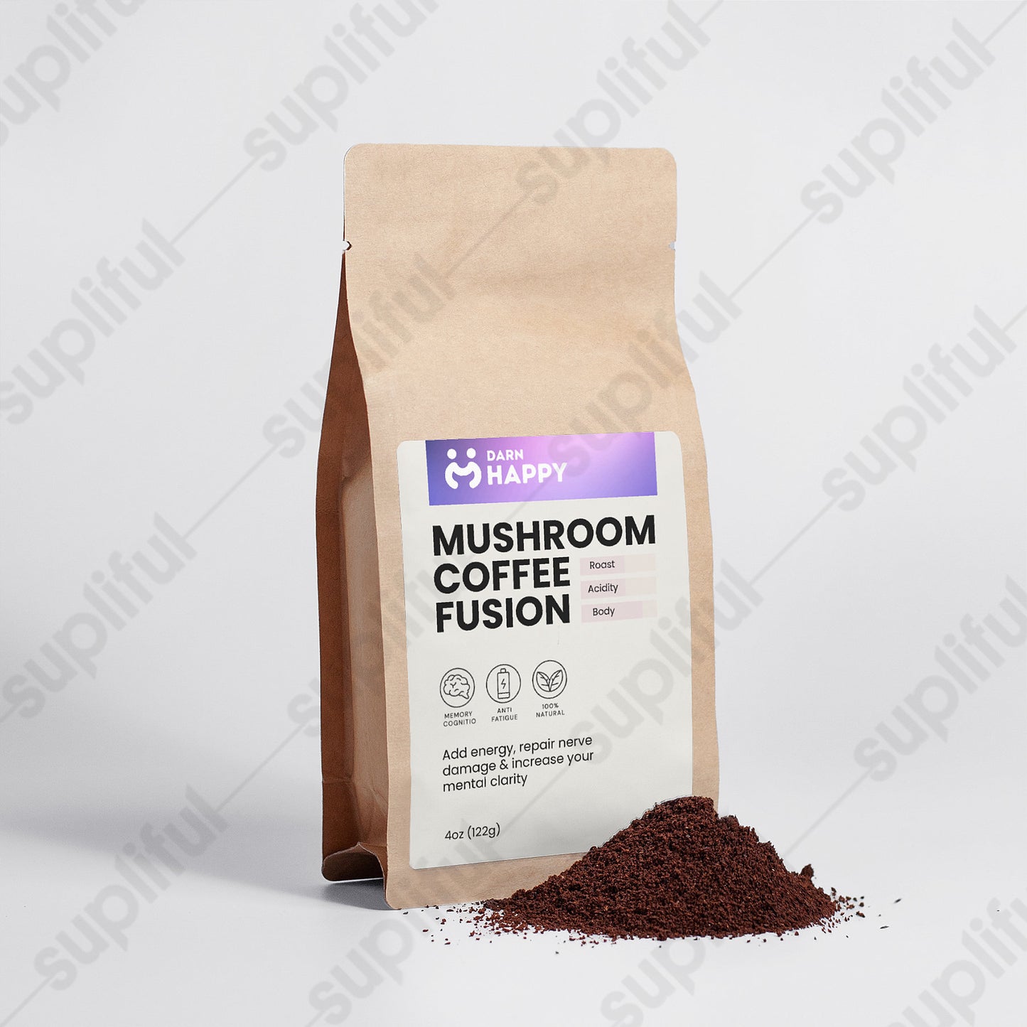 Mushroom Coffee Fusion - Lion’s Mane & Chaga 4oz